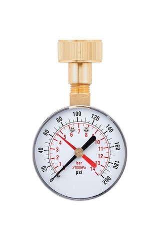 Kolay Kurulum İçin Takım Parçası Su Basıncı Göstergesi Net Ekran Yüksek Hassasiyetli Bahçe Evi 34