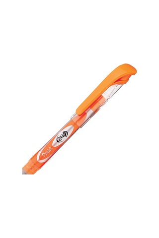 Pentel Highlighter Likit Mürekkepli, Şeffaf Gövdeli Fosforlu Kalem, Turuncu Genel