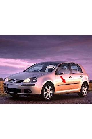 VW Golf 5 MK5 2004-08 Sol Ön Kapı Bandı Çıtası Kuşağı 1K4853515B