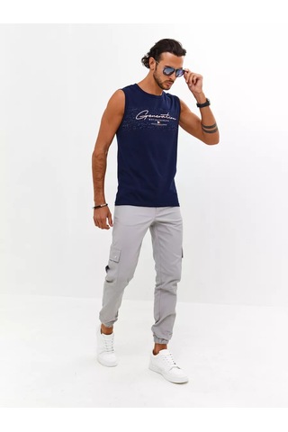 Coffa Sporcu İçlik Baskılı Atlet 73259926 Mavi