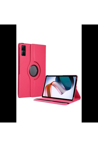 Newface Xiaomi Redmi Pad Se 4g Kılıf 360 Tablet Deri Kılıf - Pembe Tablet Kılıfı