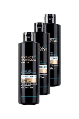 Avon Advance Techniques Argan Yağı İçeren Besleyici Saç Kremi 3 x 250 ML