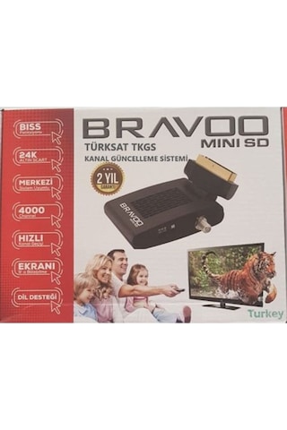 Bravoo Mini SD Scartlı Uydu Alıcısı