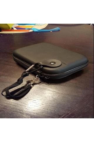 Yaozixa Siyah Eva Dayanıklı Depolama Kutusu - Sabit Disk, Powerbank, Hoparlör İçin - Darbe Ve Basınç Direnci - İç Ölçü:10x13x3cm