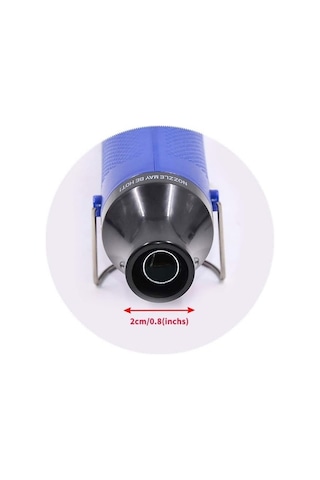 Createtech Isı Tabancası, 300w Sıcak Hava Aleti, Dıy Kabartma Kurutma Standı, Mavi-siyah