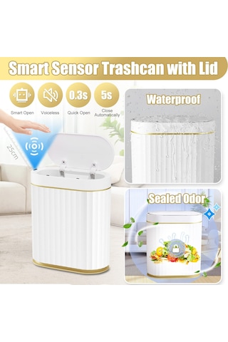 Qianfan Küçük Fotoselli Çöp Kovası, Akıllı Hareket Sensörü Çöp