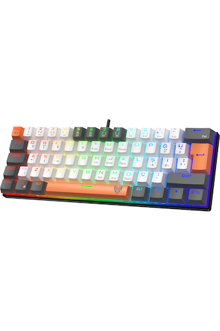 Blueforce Striker Rgb Mekanik Gaming Oyuncu Klavyesi Red Switch Q Tr Mix Renk