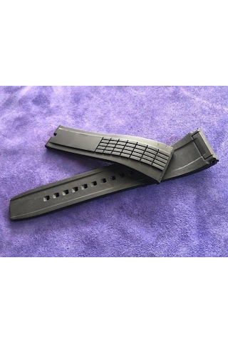 Tag Heuer Uyumlu Siyah Silikon Kordon 26mm