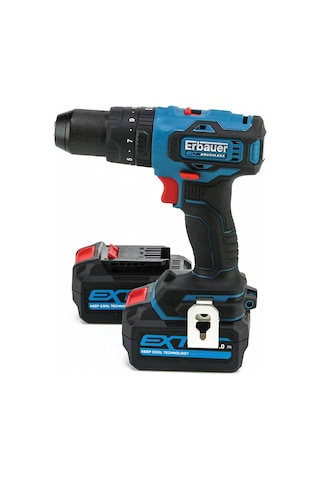 Erbauer ECD18-li-2 18V 4A Li-ion Çift Akülü Darbeli Vidalama