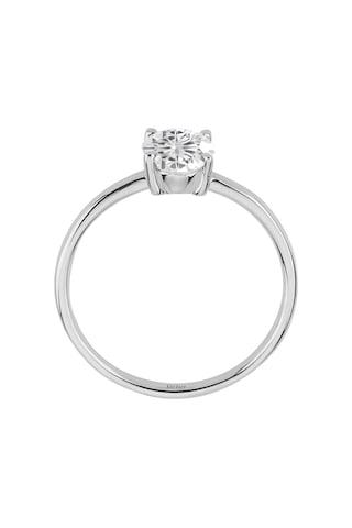 Sirius Oval Beyaz Topaz Taşlı Esila Yüzük 0802r0051