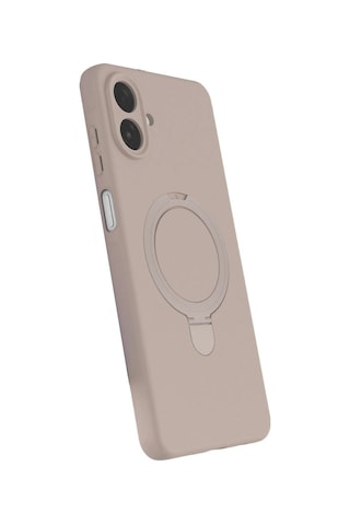 Samsung Galaxy A07 4g Regal Magsafe Standlı Kapak - Çöl Titanyum