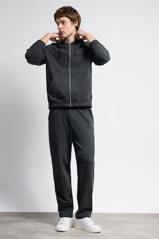 Defacto Relax Fıt %100 Pamuk Fermuarlı Sweatshirt F9812ax26spar221 Antrasit-ar221