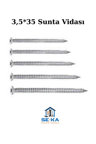 3,5 35 Sunta Vidası 50 Adet 3.5 x 35 MM