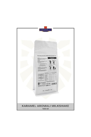 Simonelli Milkshake Karamel Aromalı 1 KG