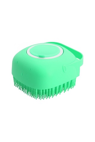 Sarı Duş Jeli Hazneli Silikon Fırça Kese Banyo Lifi