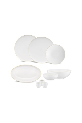 Jumbo Belle Gold 55 Parça 12 Kişilik Yemek Takımı Gold