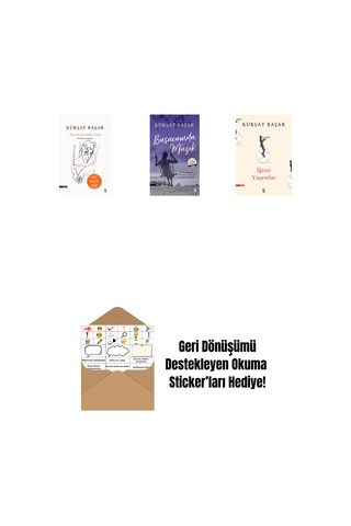 Dışarda Kötülük Vardı Ciltli + Başucumda Müzik Midi Boy + İğreti Yaşamlar + Okuma Sticker'ları