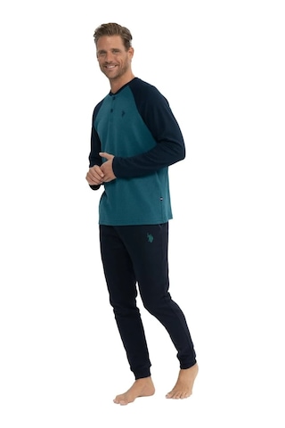 U.s. Polo Assn. Erkek Yakası Düğmeli Parçalı Pijama Takımı 001