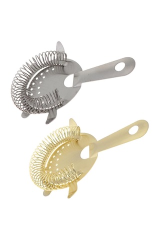 Homyl Kokteyl Süzgeci Paslanmaz Çelik Bar Gümüş