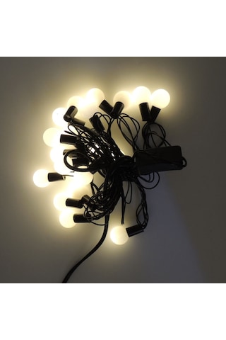 Misket Yılbaşı Ağaç Bahçe Ip Süs Aydınlatma 20 Led Işık 3M 3 Renk