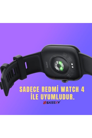 Xiaomi Redmi Watch 4 Uyumlu Purelux Soft Yumuşak Silikon Kordon