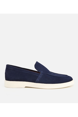 Hotiç Erkek Süet Deri Lacivert Yumuşak Dokulu Günlük Loafer 02ayh329650a680 02ayh329650a680