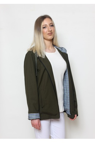 CottonCool Kadın Haki Su Geçirmez Yağmurluk Rüzgarlık CottonCool Kadın Haki Su Geçirmez Yağmurluk Rüzgarlık