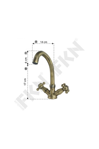 Fkn Koç Kuğu Antik Lavabo Bataryası