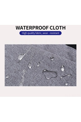 Didadodo Su Geçirmez 15.6 Dizüstü Çanta - Yumuşak Astarlı Gri, Kapaklı Gri