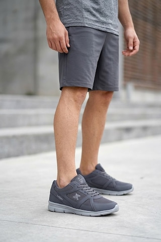 Elit Asprt251 Büyük Numara Erkek Klasik Sneaker Füme Fume