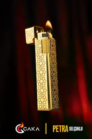 Caka Lighter Petra Selçuklu Benzinli Çakmak - Ckl-059