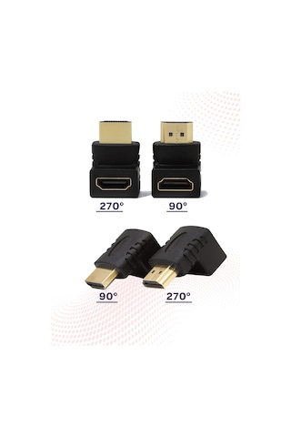 TTAF Hdmı Dönüştürücü L Adaptör 4K Görüntü Aktarımı