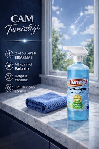 Cam & Parlak Yüzey 750ml - Bitkisel 4'lü