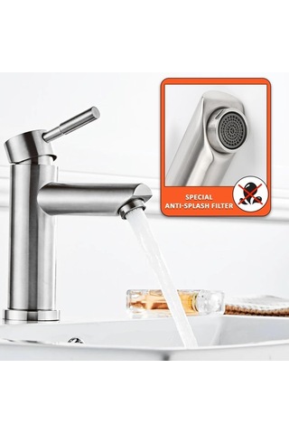 Maoyaya Çelik Tek Kollu İnox Soğuk/sıcak Su İnox