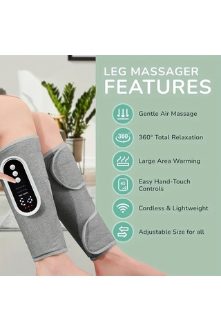 Dashanshop Pink Isitmali Elektrikli Bacak Masaj Aleti Usb Sarjli 3 Yogunluk Seviyesi 3 Isi Ayarı Sevimli Hediye Altın