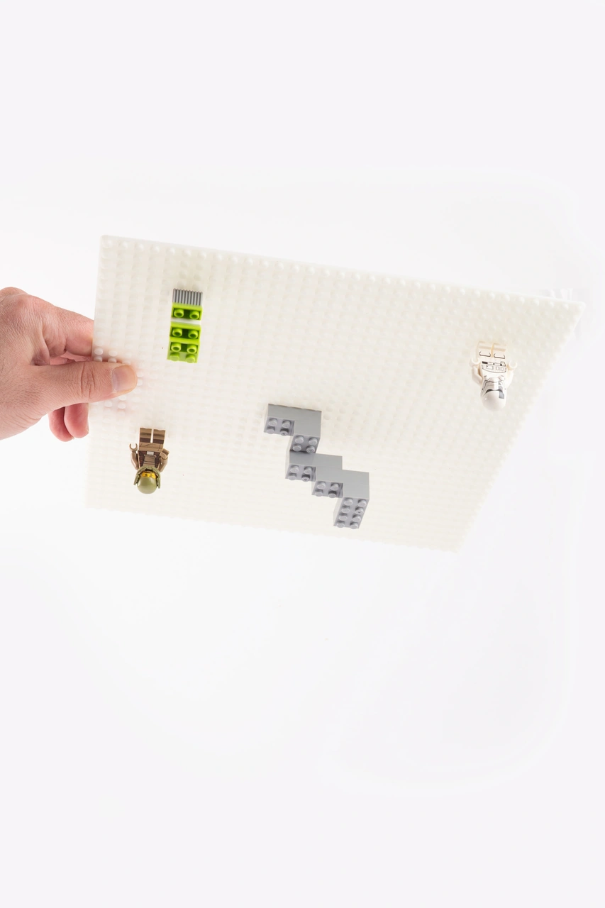 Classic Beyaz Plaka, Yapı Taşı Zemin, 3+ Yaş, 1 Parça, 25x25cm, Bpa Free, Eğitici Oyuncak, Yaratıcı Öğrenme