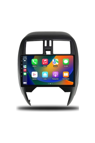 Avaydel Nissan Micra Android Carplay Multimedya 2014-2018 4GB RAM + 32GB Hafıza + 4 Çekirdek