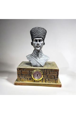 Atatürk Büstlü Masa Saati