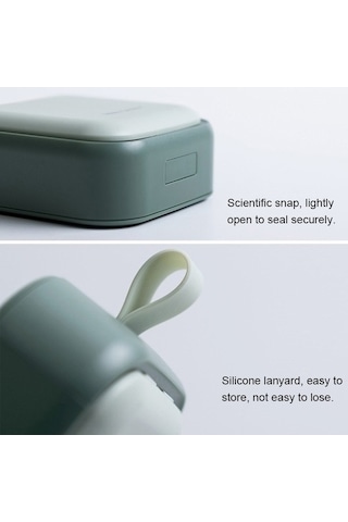 Tongxida Yeşil Taşınabilir Sones İlaç Kutusu, Küçük Saklama Paketi, Çevik Kullanım Yeşil