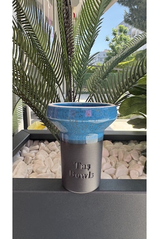 Taş Bowls Nargile Lülesi Phunnel Büyük Boy / Mavi