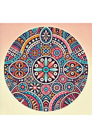 İskandinav Soyut Tablo Set Çerçevesiz 50x50cm Pvc Tablo 4'lü Set 021 Her Bir Tablo 50x50cm Büyüklüğündedir.