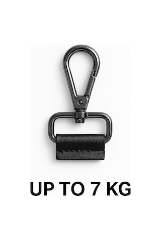 Deri Çanta Omuz Askısı Gri Metal Kancalı Ortopedik Destekli 8683255013975