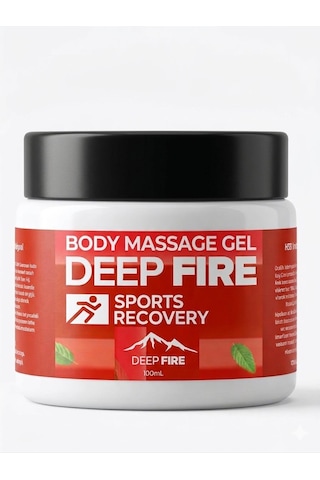 Deep Fıre Vücut Masaj Jeli Sports Recovery Body Massage Gel 100 Mg