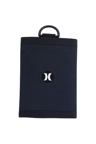 Hurley Hurley Icon Tri Fold Wallet Erkek Siyah Cüzdan Blk Siyah