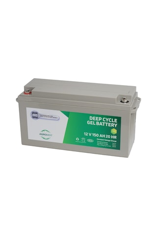 Agromot 12 V 150 Ah Jel Akü Deep Cycle Nano Carbon Agm Battery
