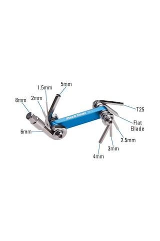 Parktool Ib-2 Alyan Seti Seti 10 Fonksiyon Siyah