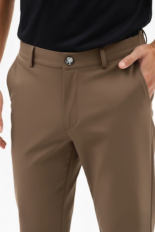 Erkek Motion Streç Kumaş Relaxed Beli Lastikli Jogger Pantolon Kahverengi M701-r0140002-05 Kahverengi