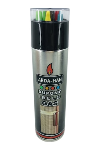 Çakmak Gazı 250 Ml Beş Başlıklı Gaz Çok Renkli