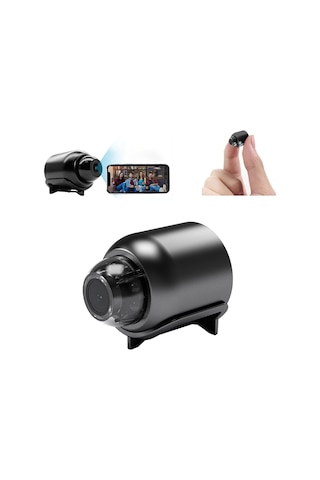 Springsun X5 Mini Wifi Gözetleme Kamerası - 1080p Full Hd, Gece Görüşü, Hareket Algılama, 160 Geniş Açı, Ev Ofis Depo İçin Kablosuz Uzak İzleme