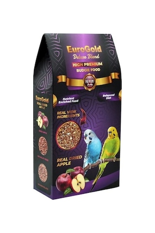 Eurogold  Deluxe Blend Gerçek Elmalı Premium Muhabbet  Yemi 1 Kg